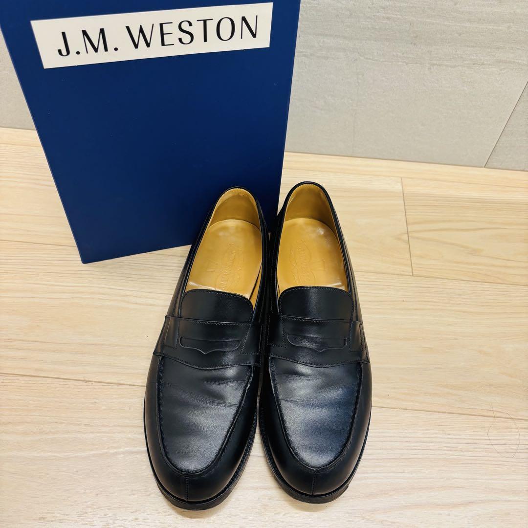 J.M. WESTON 180 美品　ブラック ローファー
