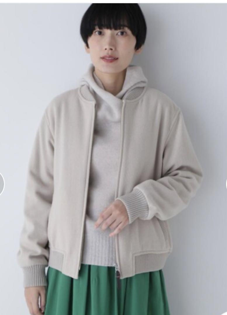 human woman ソフトメルトンブルゾン