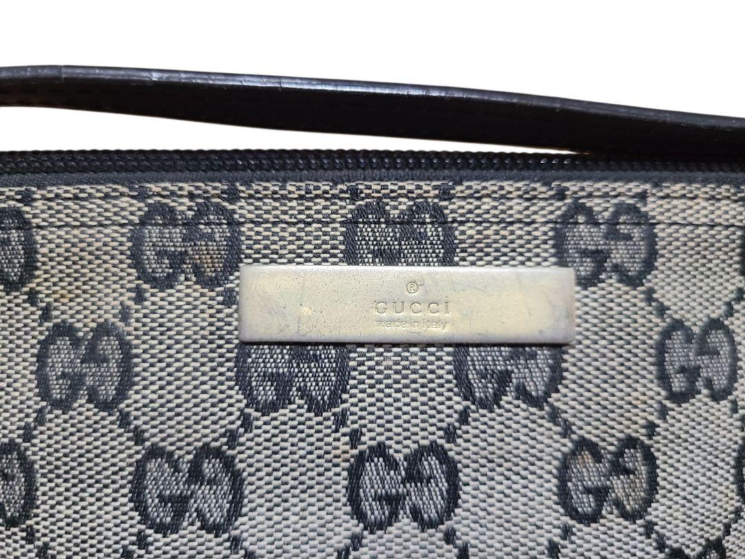 GUCCI GGパターン ポーチ ベージュ/ブラック