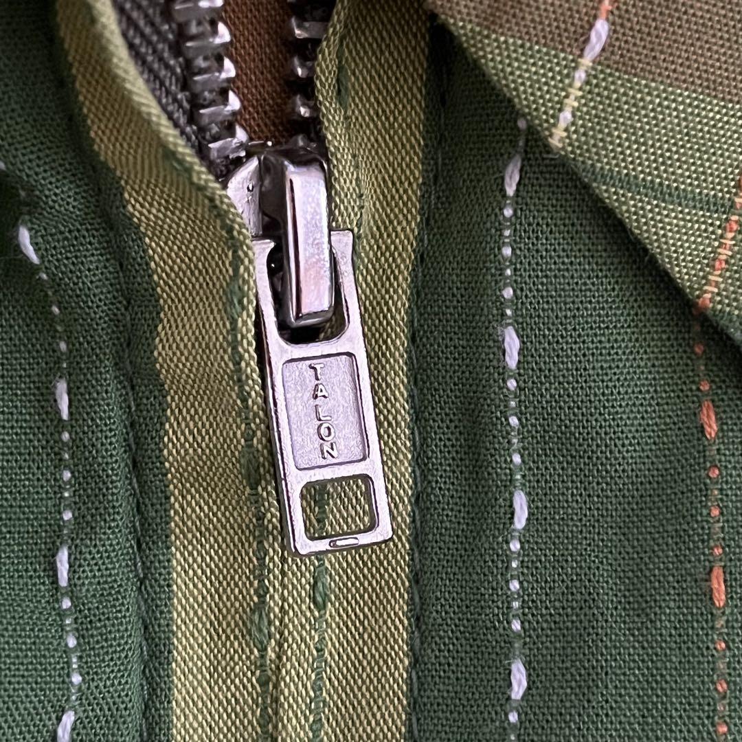 BEAMS PLUS ビームスプラス ダブルジップブルゾン チェック柄 タロン