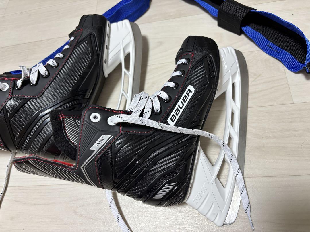 Bauer アイスホッケー靴 ストラップ付き