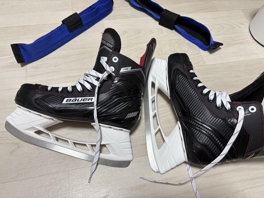 Bauer アイスホッケー靴 ストラップ付き