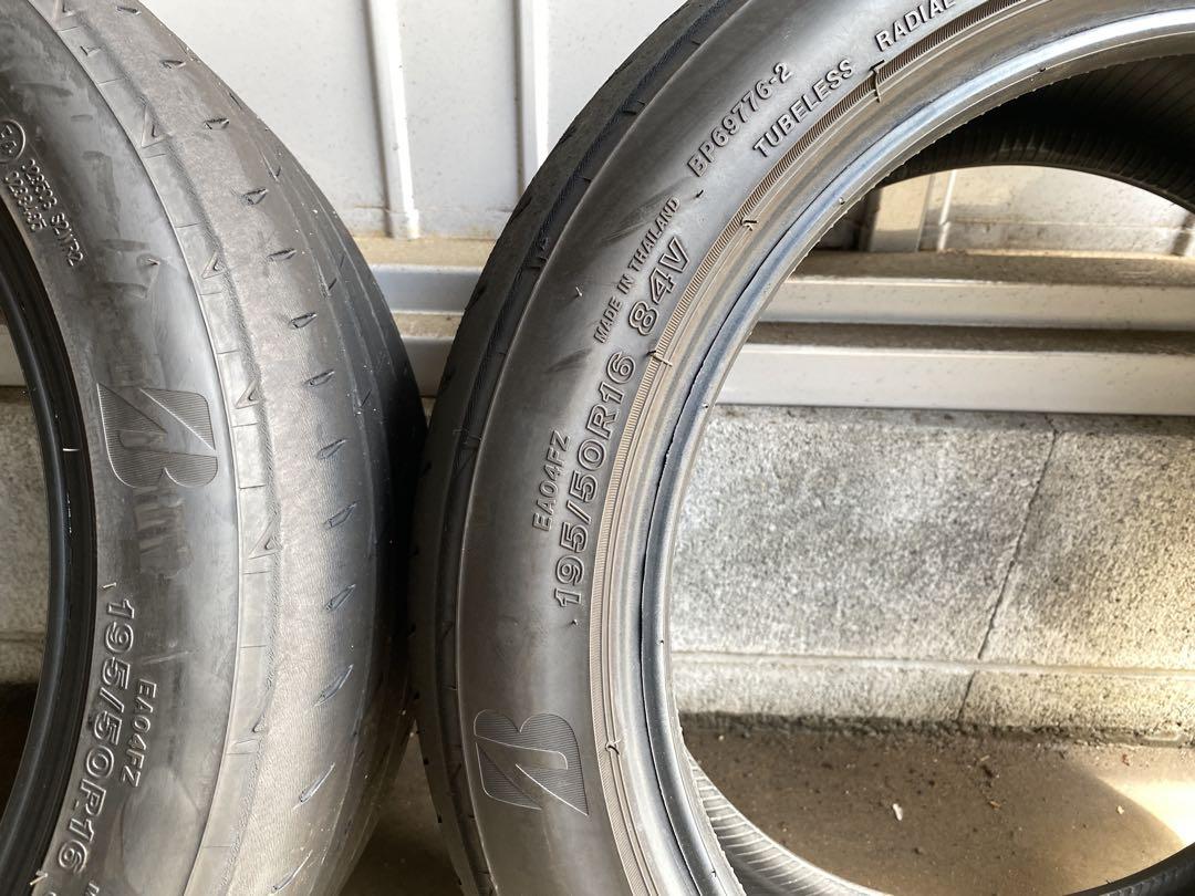 【6本】ブリヂストン ポテンザ RE004 アドレナリン 195/50R16