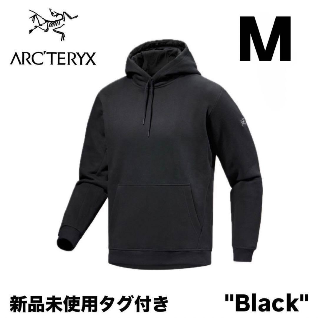 新品 ARC'TERYX Emblem Hoody Men's Black M