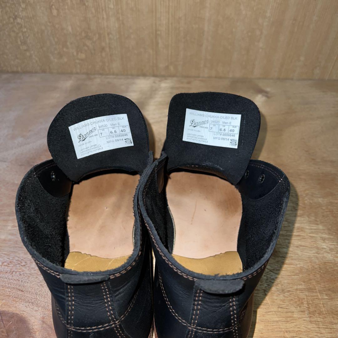 【美品】DANNER WILLIAMS チャッカブーツ US 7(25cm)