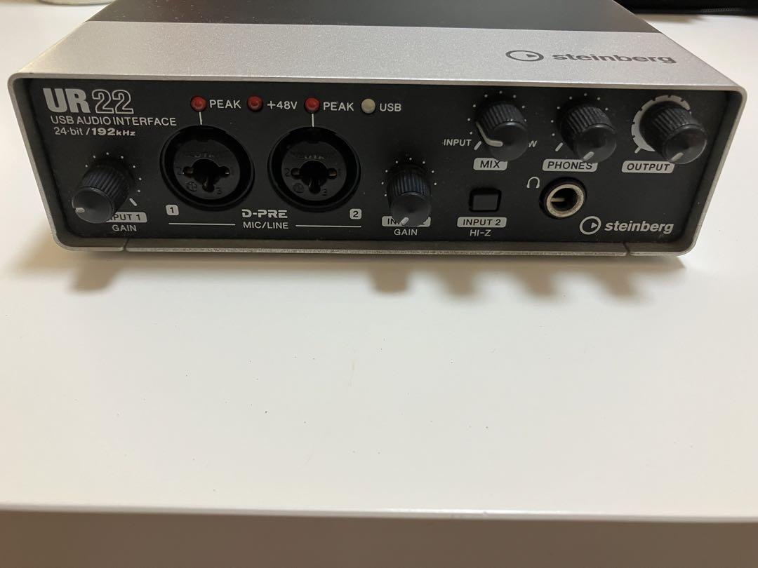 USBオーディオインターフェース steinberg UR22