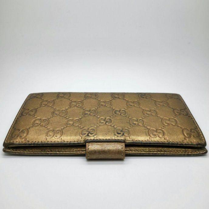 8900□長財布 GUCCI グッチ ロゴプレート レザー bc11yt