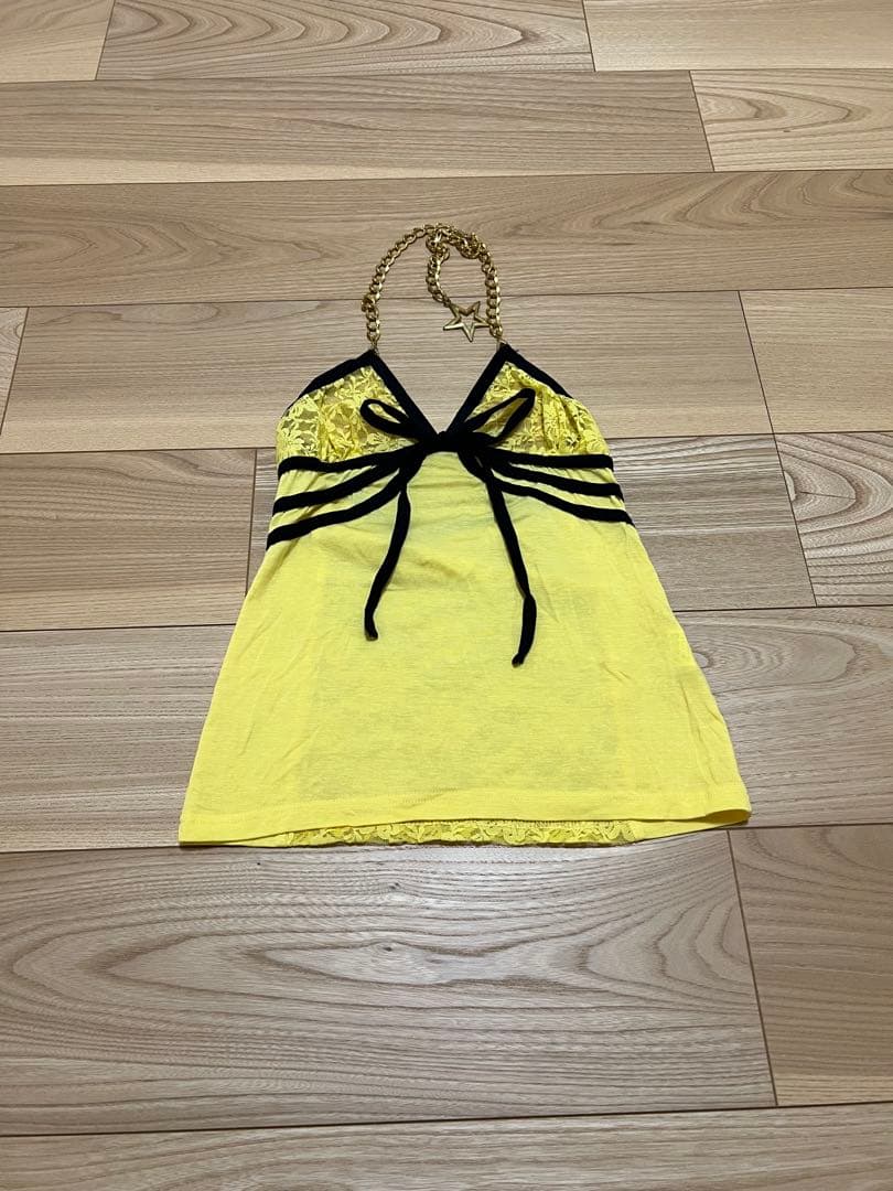 d.i.a ダイヤ キャミソール 星 レース 平成ギャル y2k SIZE d.i.a