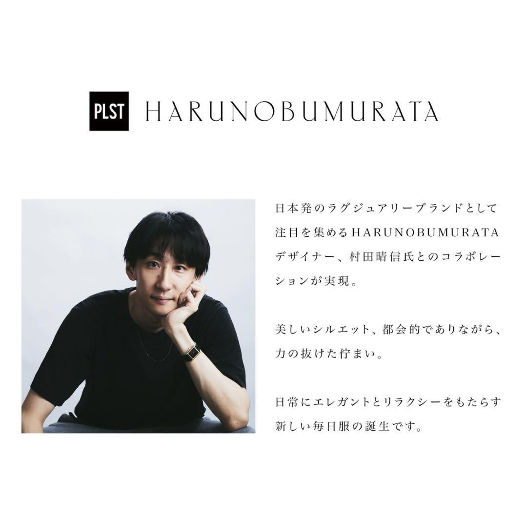 PLST✕HARUNOBUMURATA コットンブレンドハーフスリーブシャツ PLST HARUNOBUMURATA コットンブレンドハーフスリーブシャツ