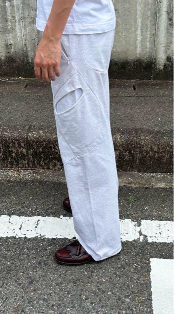 KAIKO SAVE2 ASH GREY スウェットパンツ