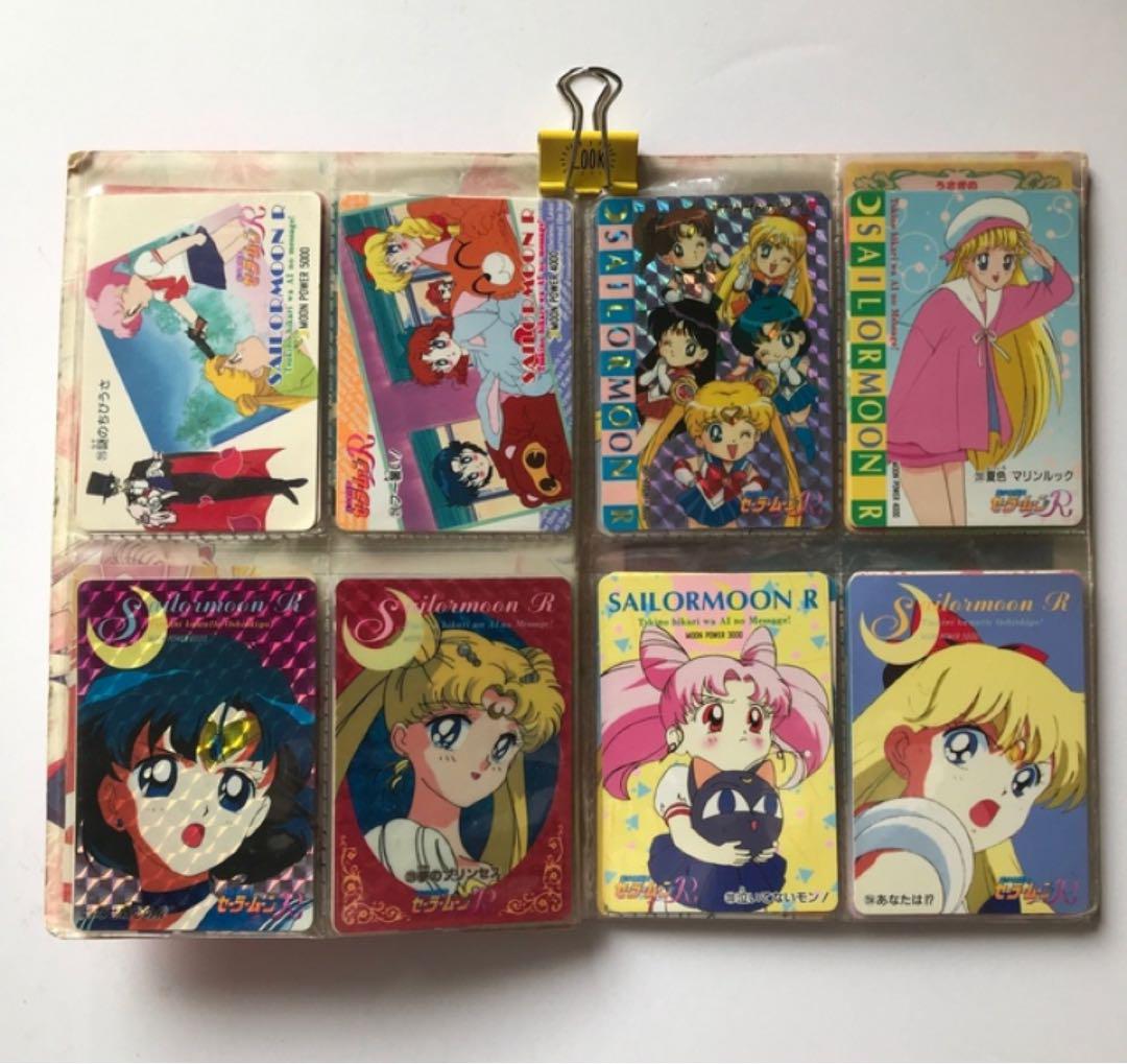 セーラームーンのアルバムとカード64枚