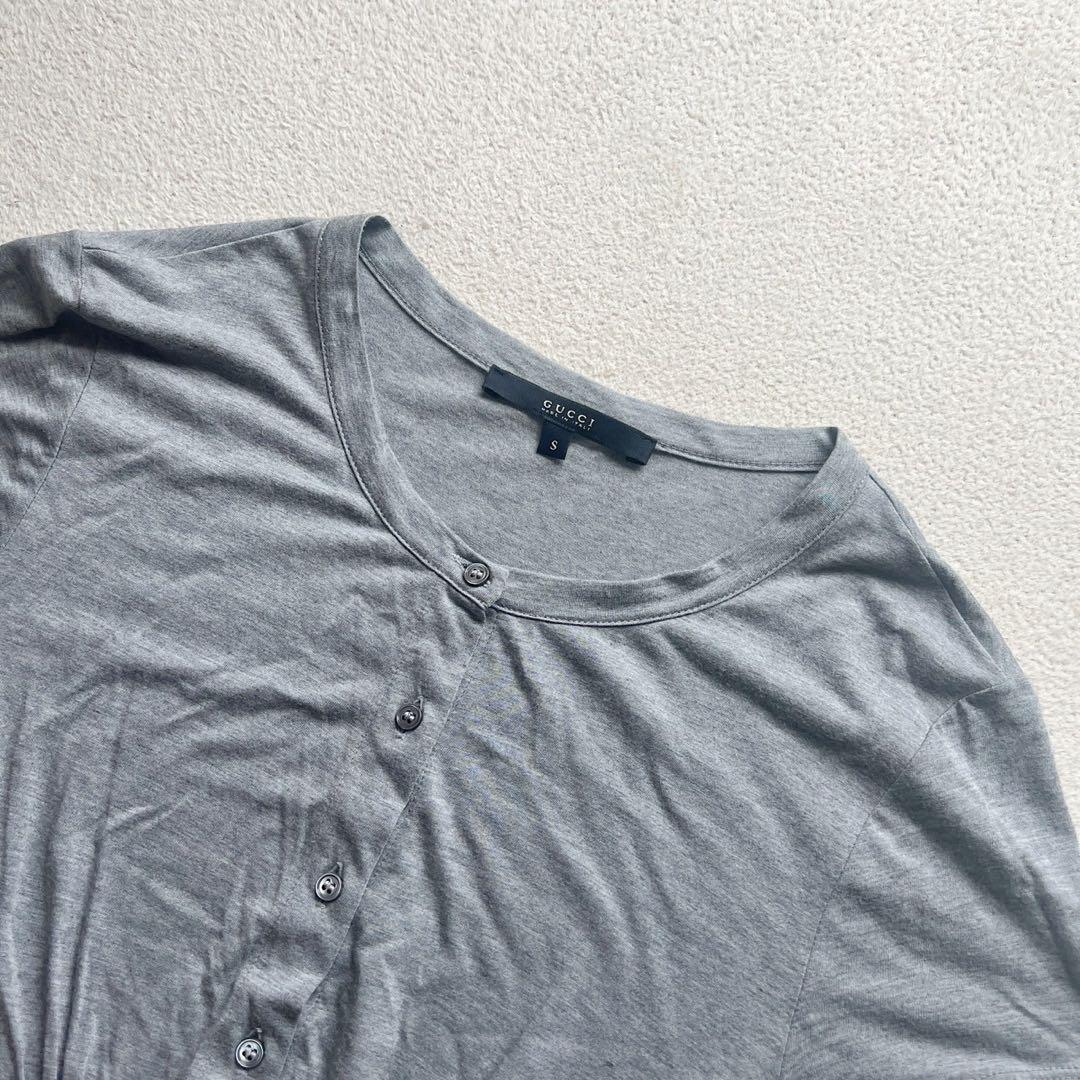 グッチ GUCCI Tシャツ　シェリーライン　Sサイズ　グレー グッチ GUCCI Tシャツ シェリーライン Sサイズ グレー - メルカリ