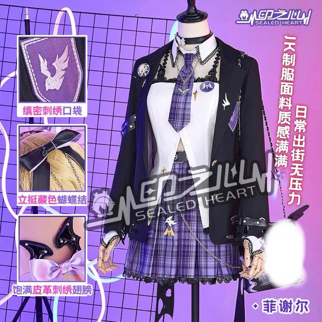 原神 フィッシュル 原神カフェ in ソウル モンド＆フィッシュル コスプレ衣装