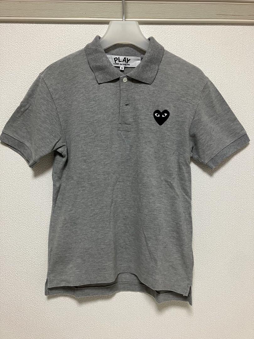 PLAY COMME des GARÇONS グレー ポロシャツ S - メルカリ