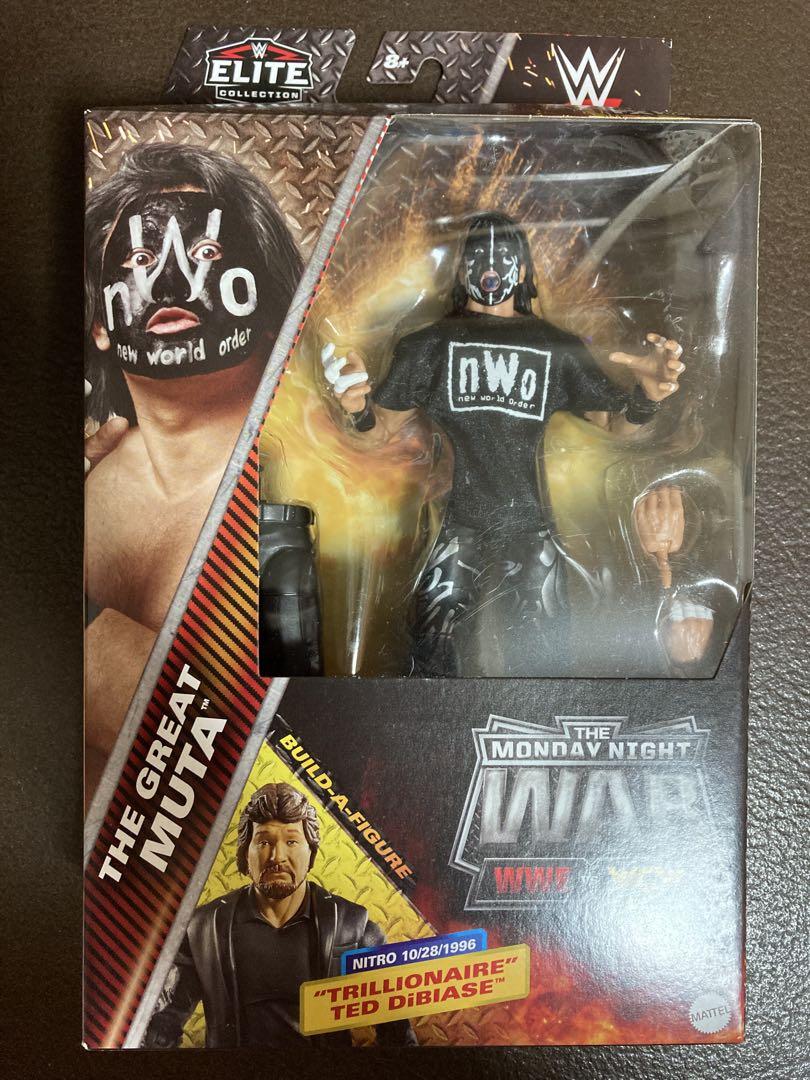 WWE マテル　エリート　グレートムタ(nWo&カブキ引退ver) カスタム 未開封品】 WWE マテル エリート グレートムタ nWo レア版 武藤