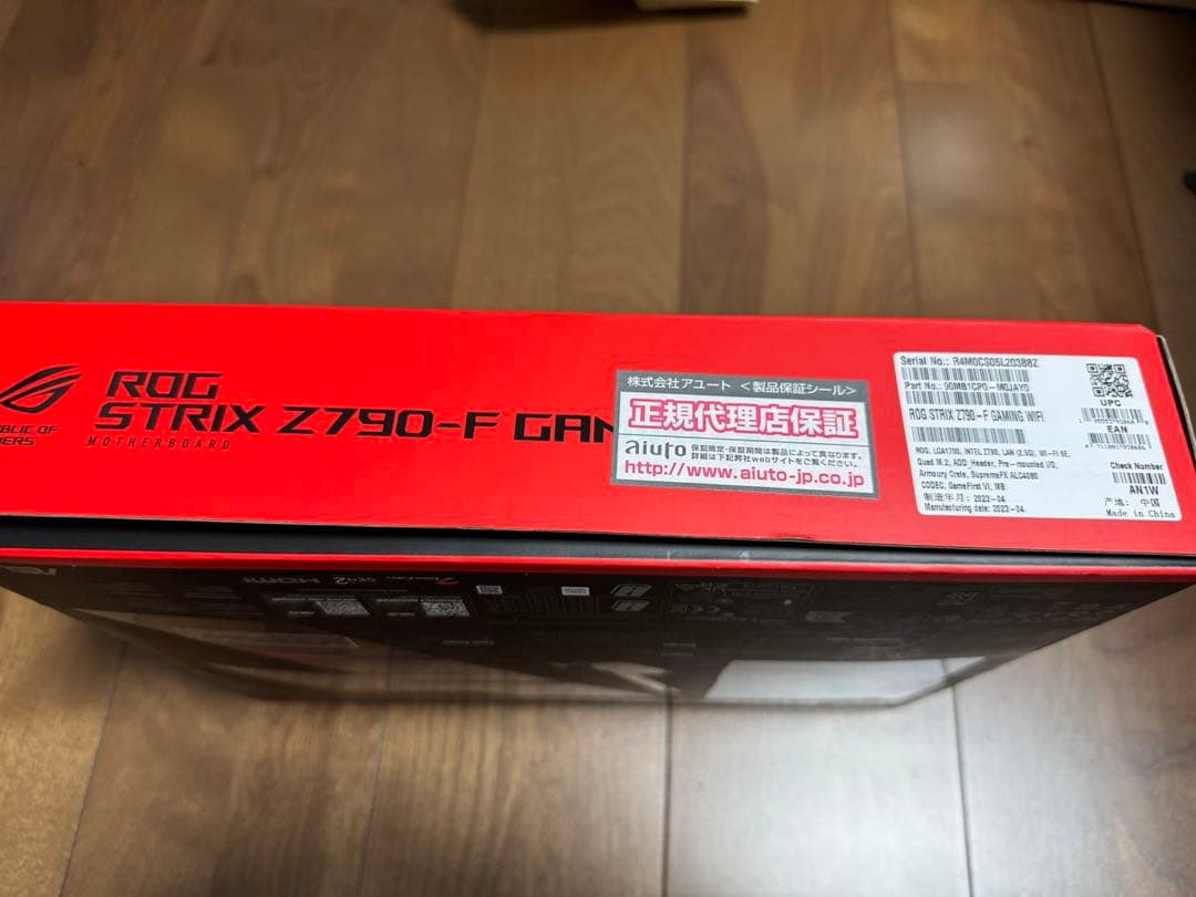 ASUS ROG STRIX Z790-F GAMING WiFi マザーボード
