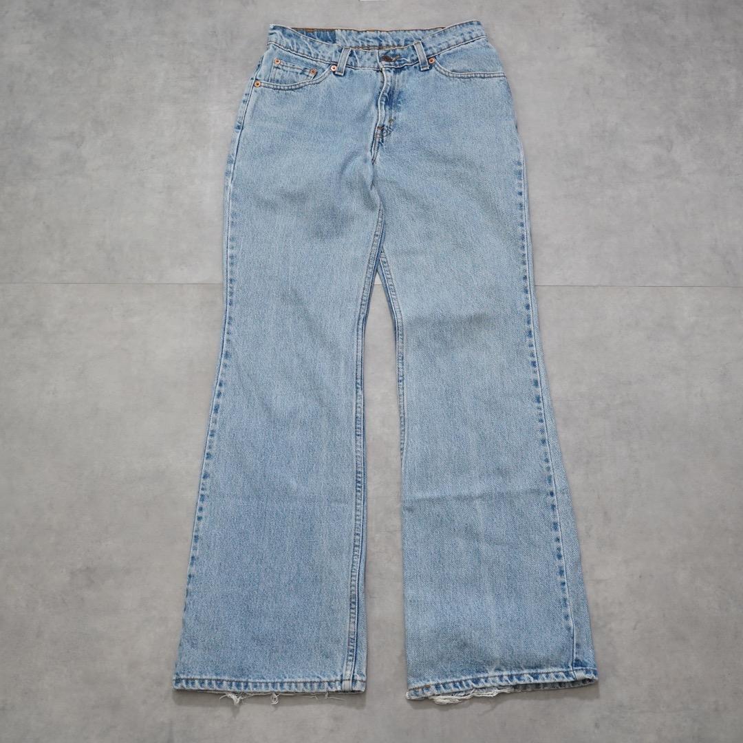 リーバイス527 Levis W29 ブルーデニム 青 00s 古着 15738