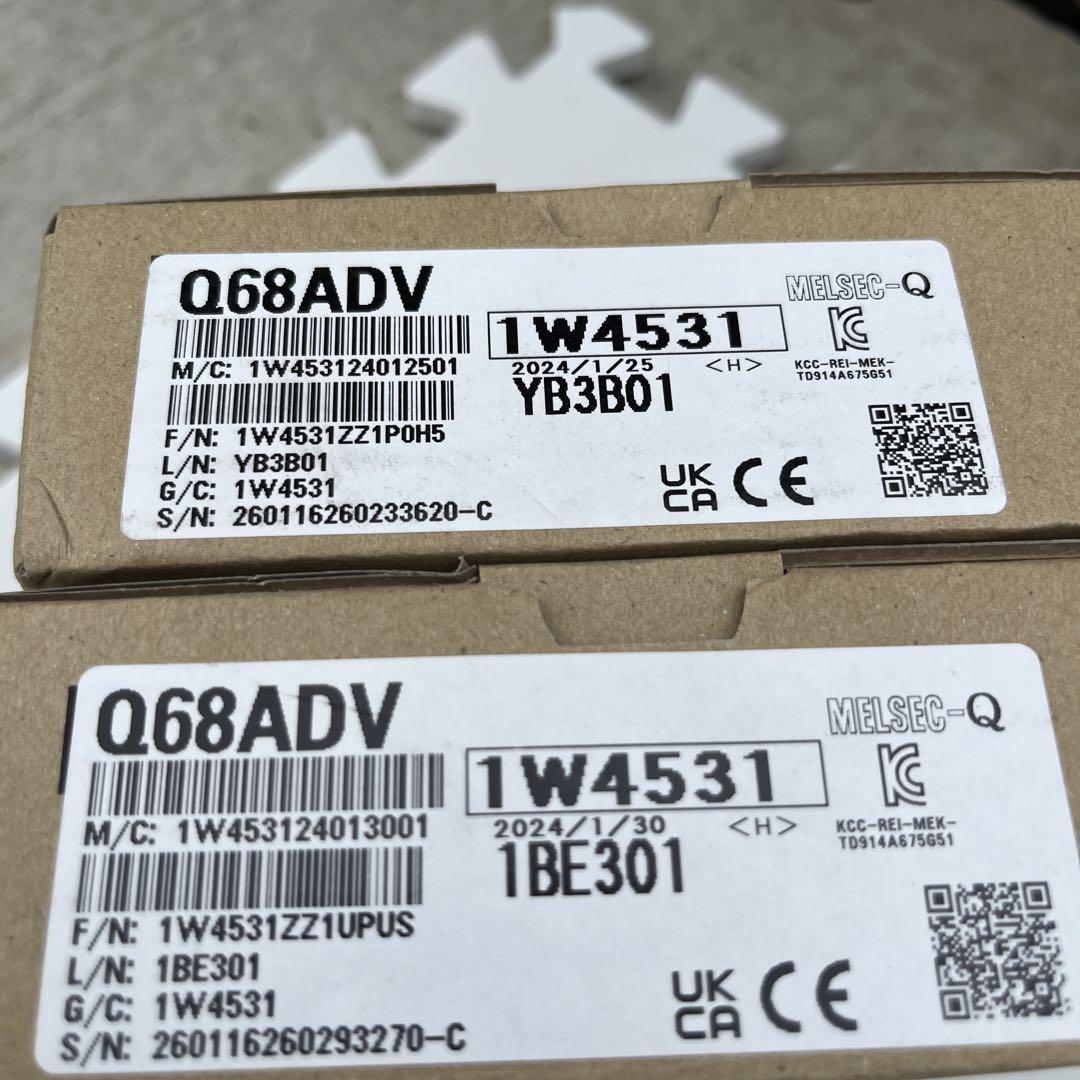 三菱電機　Q68ADV 新品未使用2台