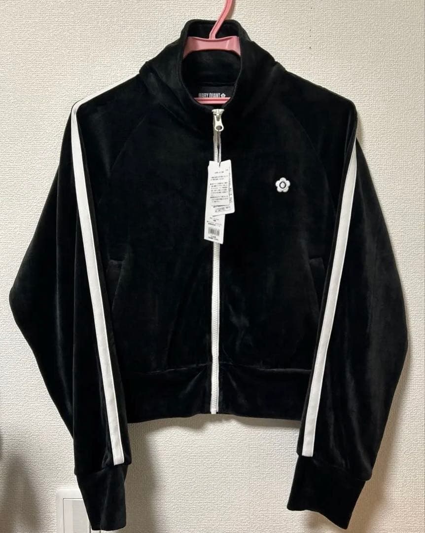 マリークワント ベロア ジャケット 短丈M MARY QUANT