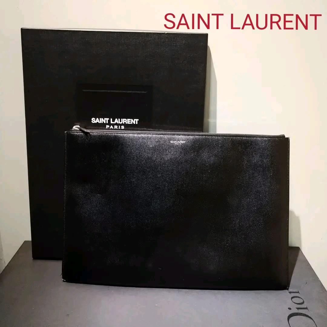 SAINT LAURENT クラッチバッグ サンローラン ドキュメントケース
