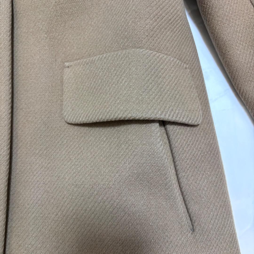 【美品✨】36トゥモローランド ウールメルトン ビルドネックコート ロングコート 【美品✨】36トゥモローランド ウールメルトン ビルドネックコート ロングコート