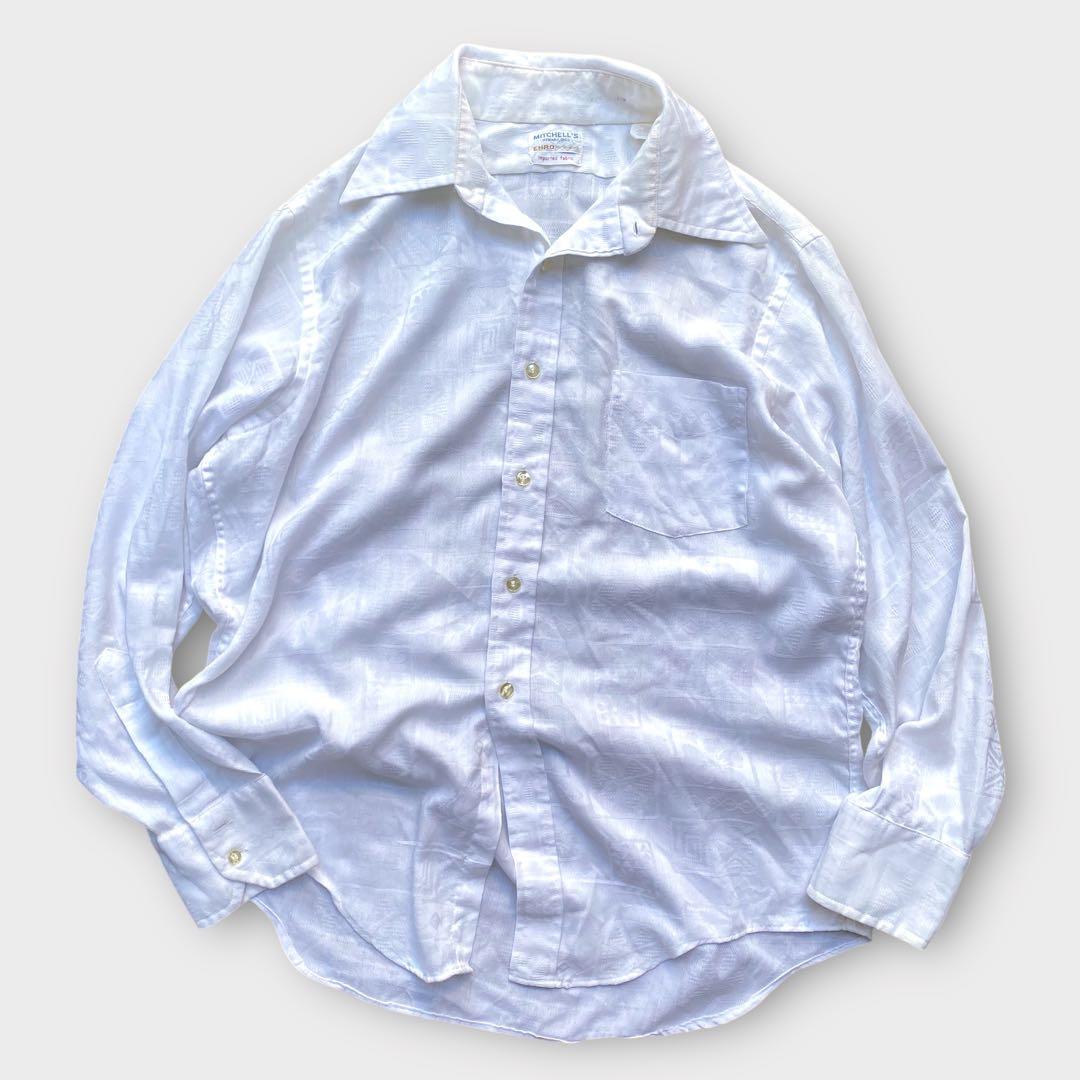 80s-90s embroidery shirt