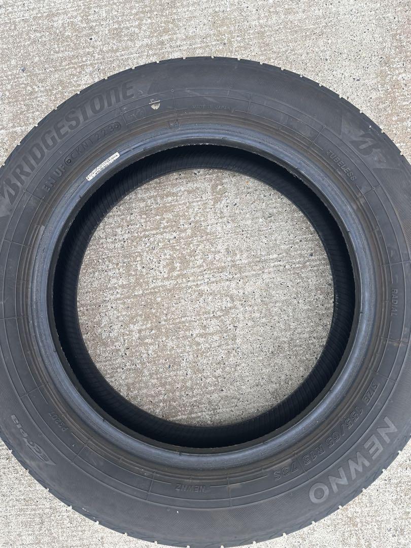 ブリヂストン NEWNO 155/65r13 夏タイヤ　2本セット　2023年製
