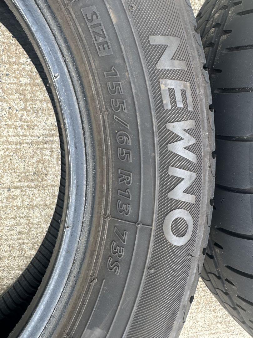 ブリヂストン NEWNO 155/65r13 夏タイヤ　2本セット　2023年製