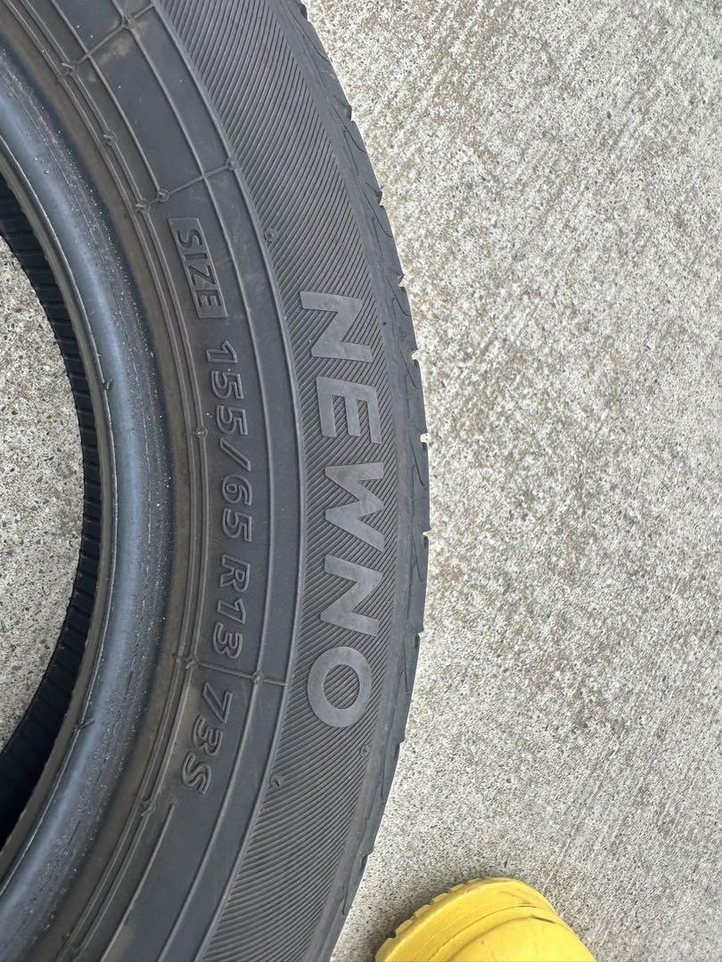 ブリヂストン NEWNO 155/65r13 夏タイヤ　2本セット　2023年製