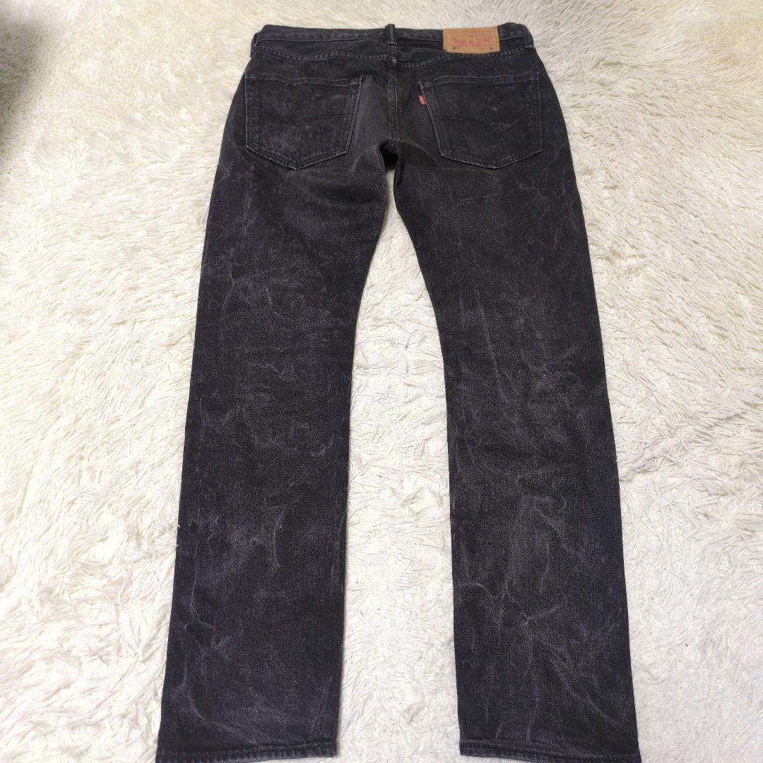 スペシャル　鬼ヒゲ　蜂の巣　90年代 ビンテージ　リーバイス　501 ブラック リーバイス 501 後染め ブラック ヒゲ ハチノス 希少 黒 デニム