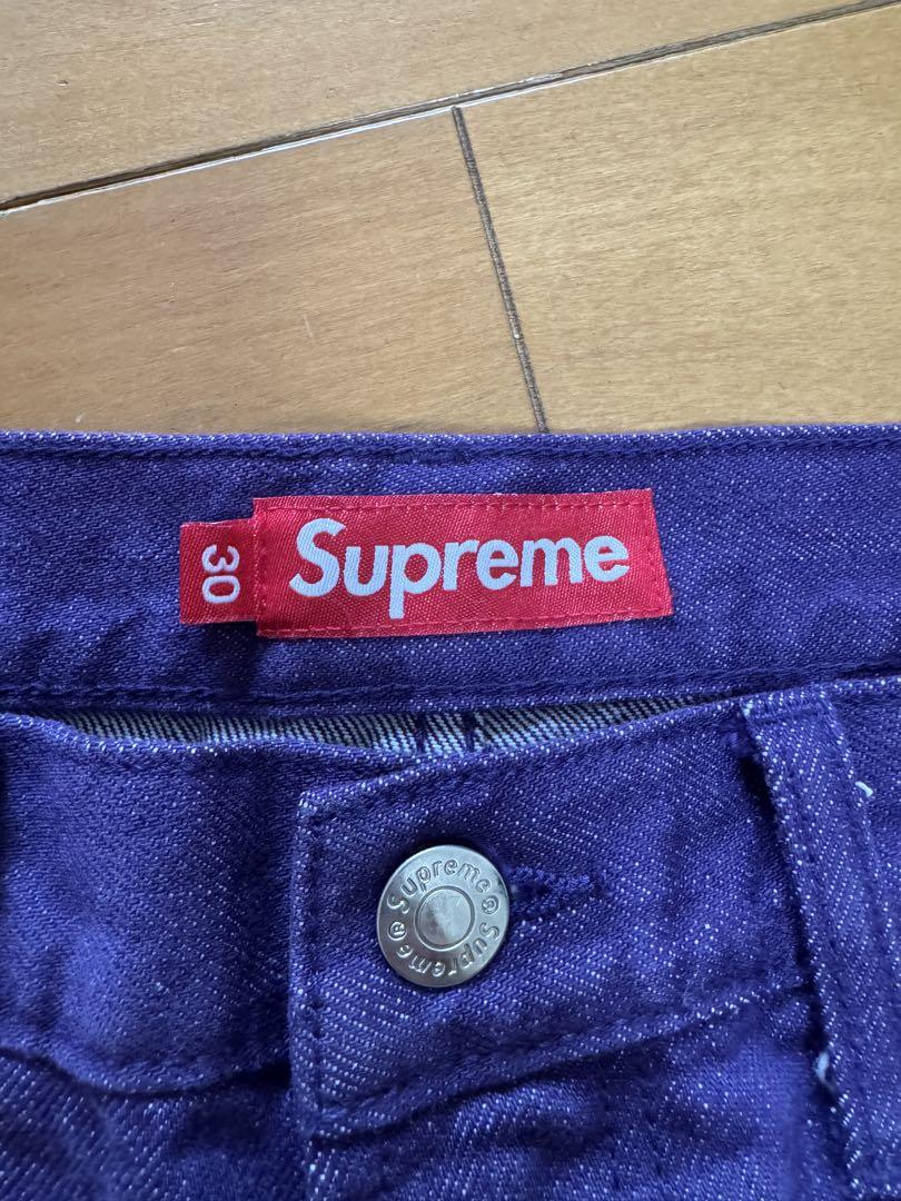Supreme Baggy Jean パープル 25ss week1