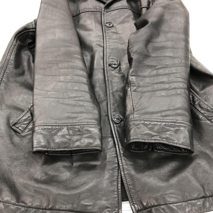 GAP ギャップ OLD オールド レザージャケット L 黒 90s 00s - メルカリ