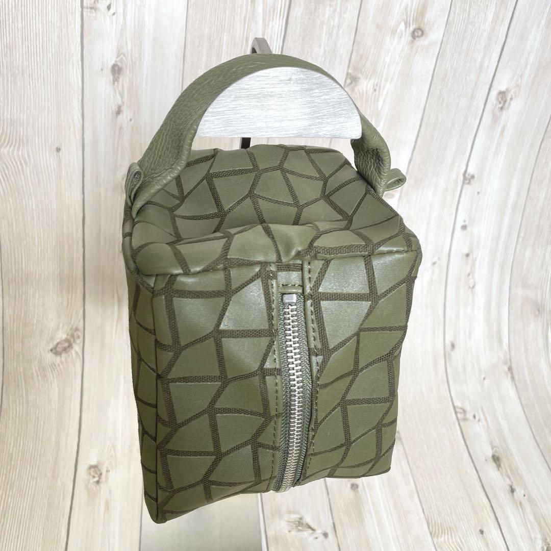 極美品 chiwata チワタsmall バック スモールポーチ 四角 日本製