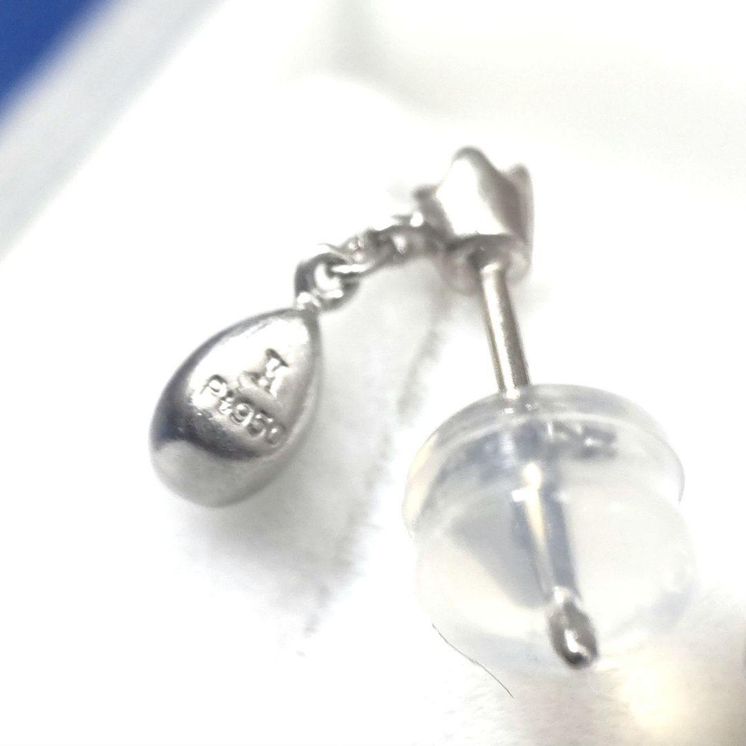 タイムセール♡ヴァンドーム青山♡プラチナ製♡ドロップ♡揺れるダイヤピアス
