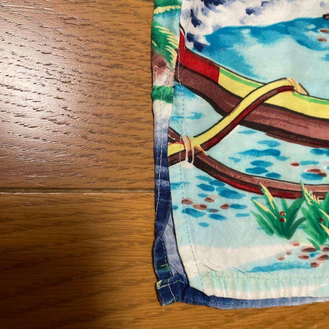 50s 60s ヴィンテージ アロハシャツ ダイヤモンドヘッド ハイビスカス 50s 60s ヴィンテージ アロハシャツ ダイヤモンドヘッド ハイビスカス