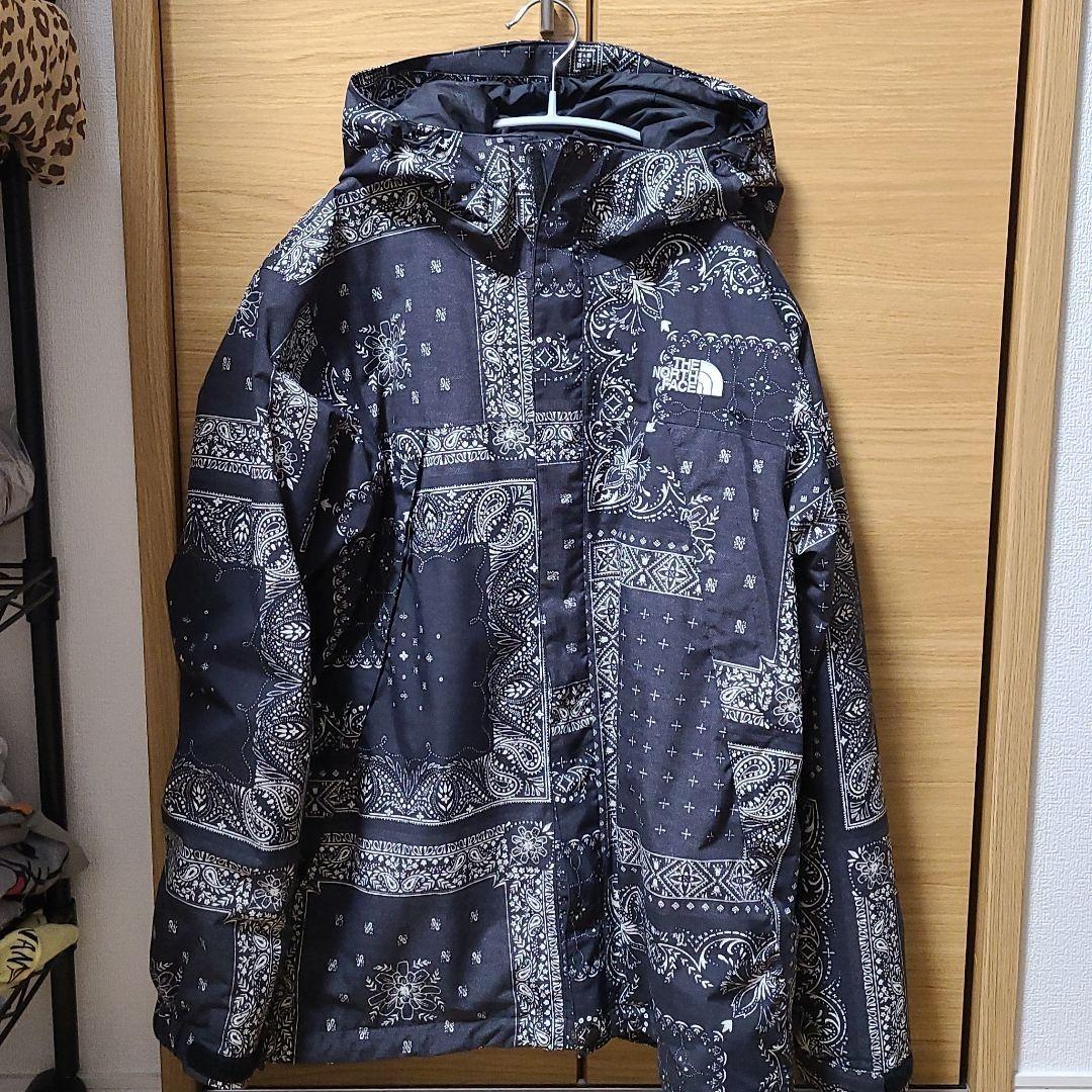 柄デザインバンダナTHE NORTH FACE　　スクープジャケット　バンダナ柄