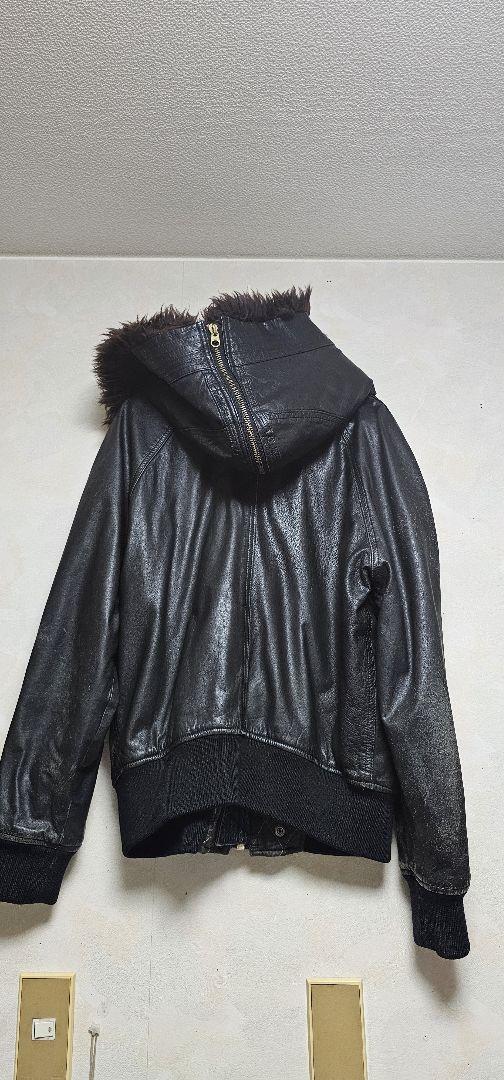 MEN'S BIGI レザー N2B ビンテージ　本革　ムートン