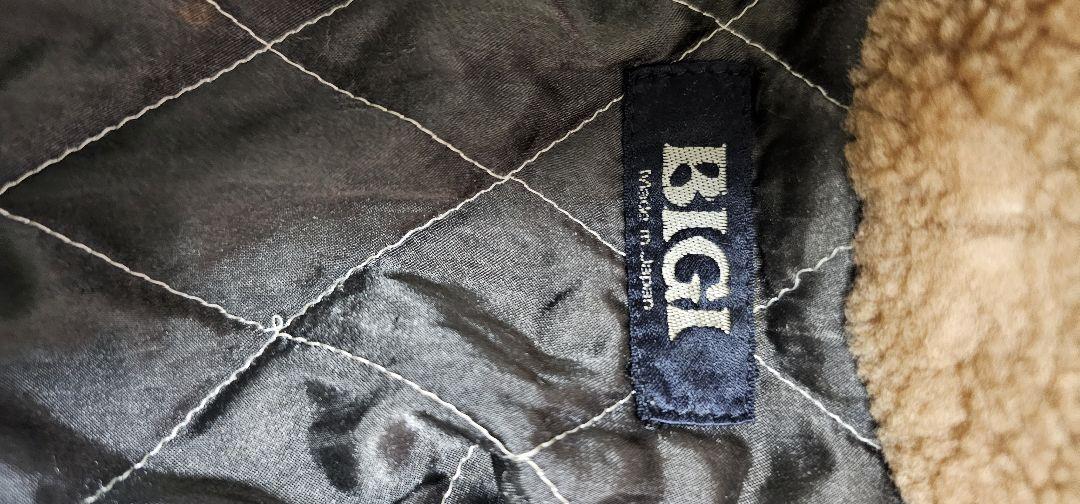 MEN'S BIGI レザー N2B ビンテージ　本革　ムートン