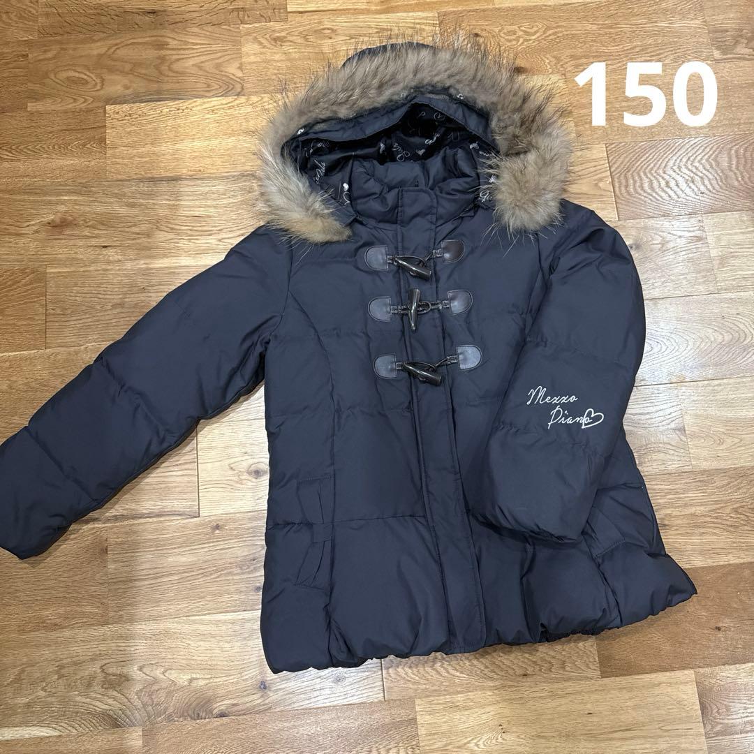Mezzo Piano メゾピアノ ダウンコート 150 ダッフルダウン メゾピアノ ロングダウンコート 150センチ メゾピアノ