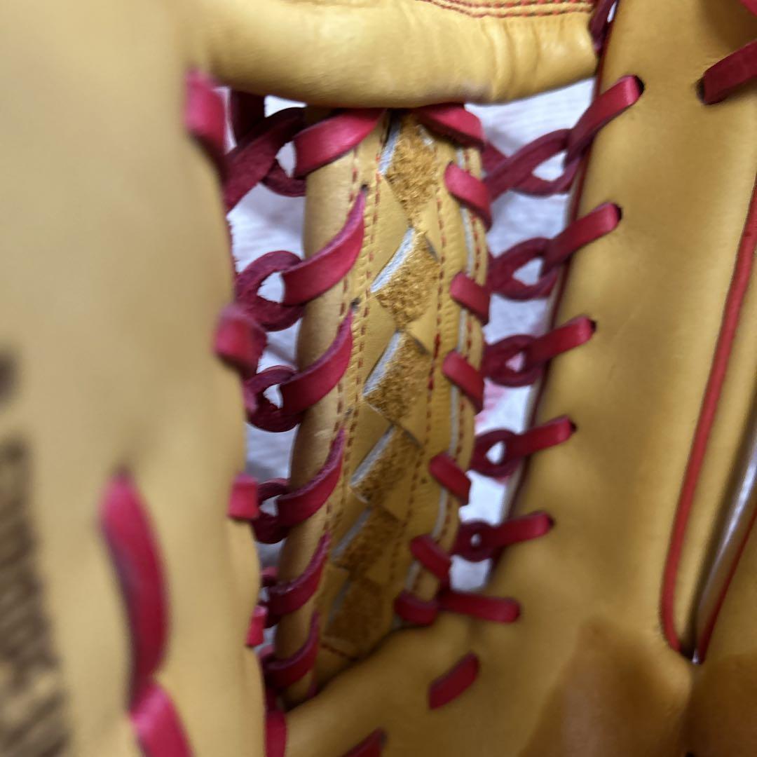 Rawlings 硬式グローブ イエロー/レッド 阪神今岡選手グラブ Rawlings 硬式グローブ イエロー/レッド 阪神今岡選手グラブ