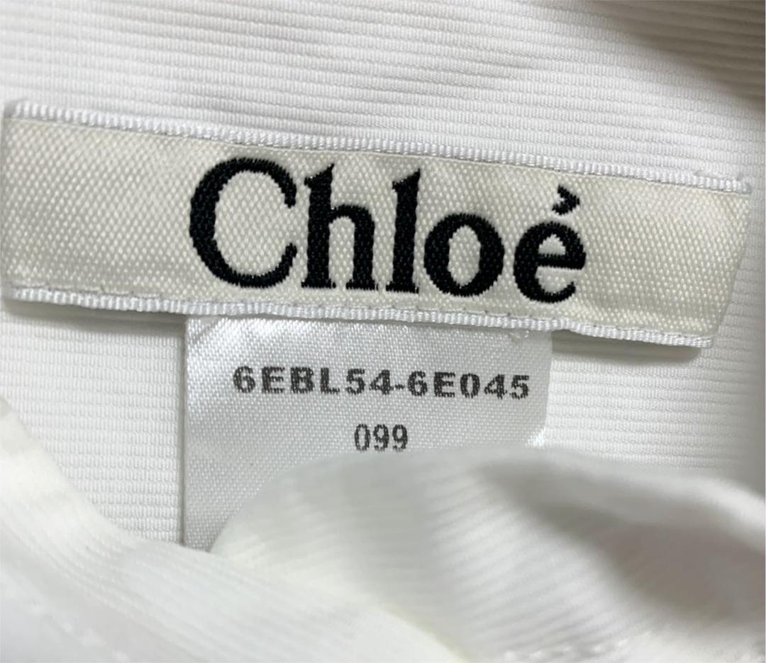 Chloe シャツ ブラウス 34 riIOn-m52500147047 クロエ プリーツデザイン 在庫特価