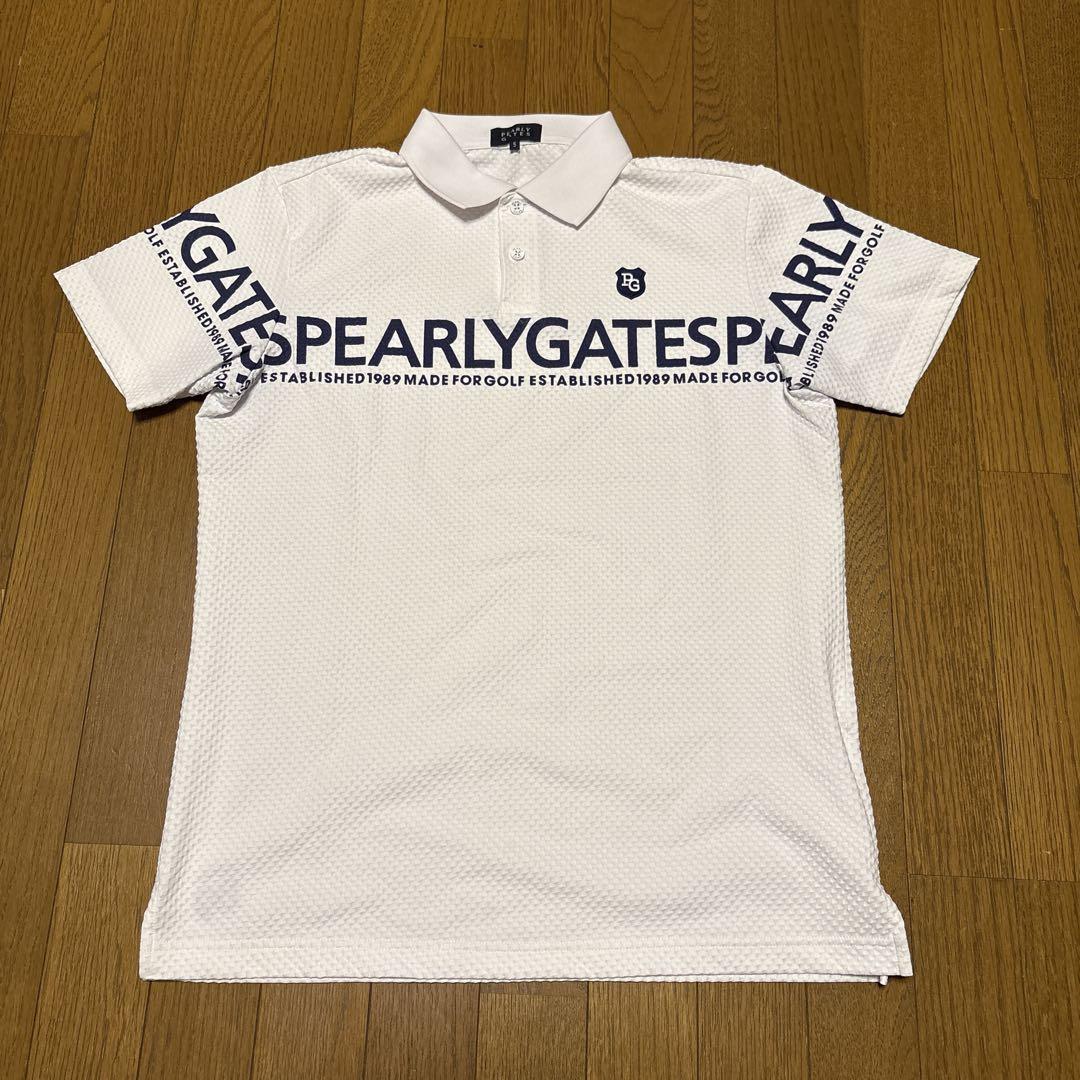 PEARLY GATES ホワイトポロシャツ サイズ5