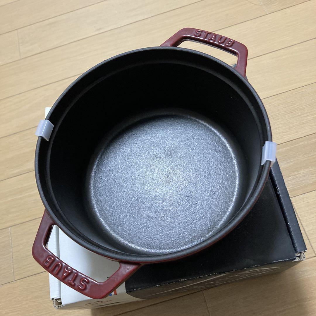 ストウブピコ・ココット　ラウンド18cmボルドー　40502-275 限定正規品