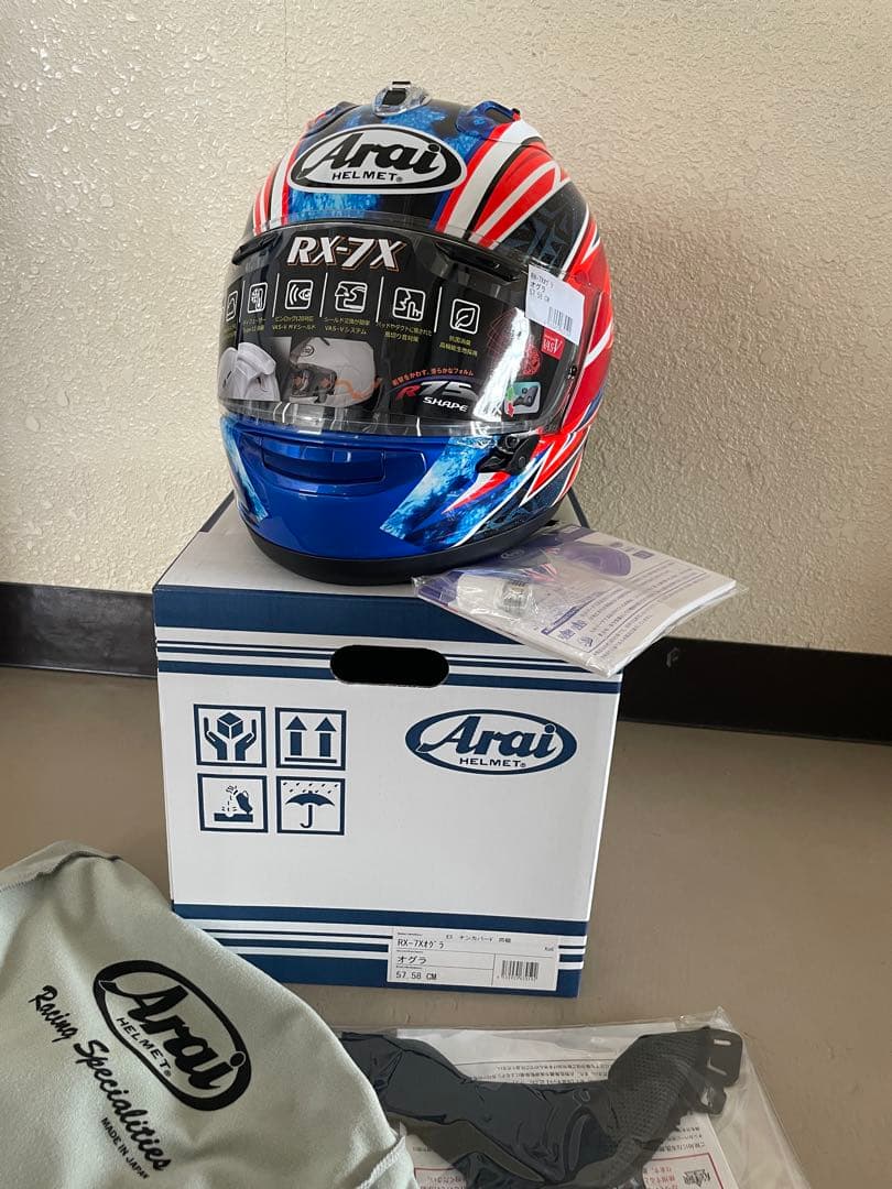Arai RX-7X オグラ　フルフェイスヘルメット 57-58 cm