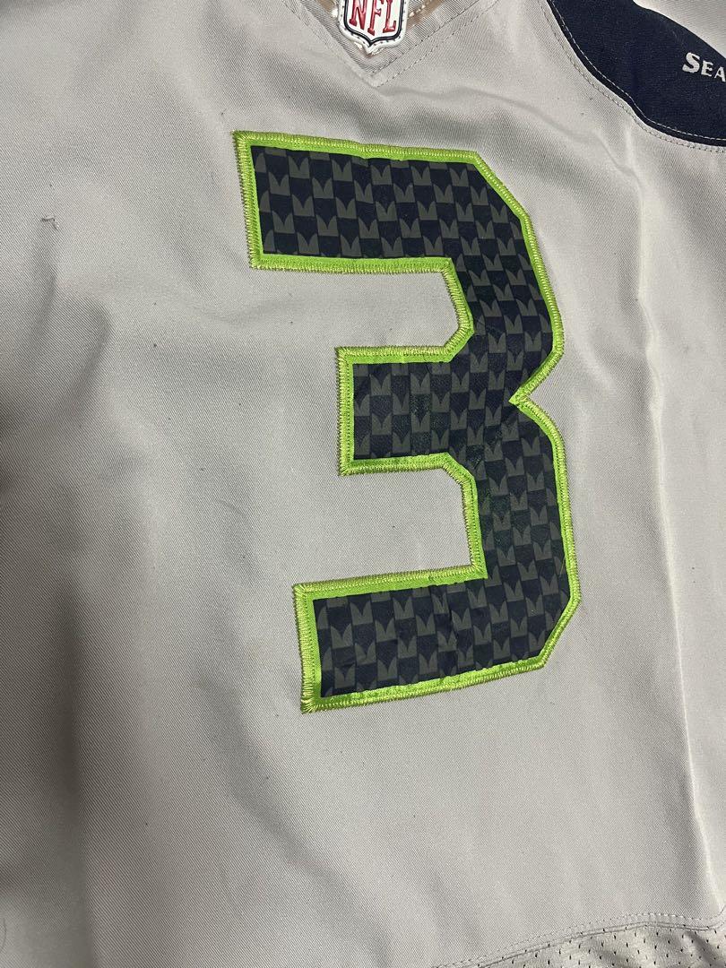 ナイキ NFL シーホークス アメフト ゲーム シャツ ユニフォーム　刺繍