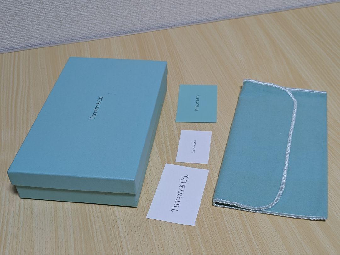 TIFFANY＆Co. レザー ターンロック 長財布 黒/ティファニー ブルー