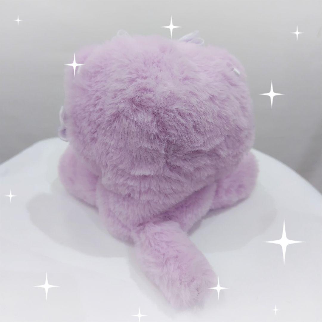 ❤︎おすわりぬい服　ぬい服　ちびぐるみ　11cm 紫　ねこちゃん❤︎｛O4｝ ちびぐるみ 10cmぬい 11cm 12cm おすわり ぬい服 着ぐるみ 猫 紫