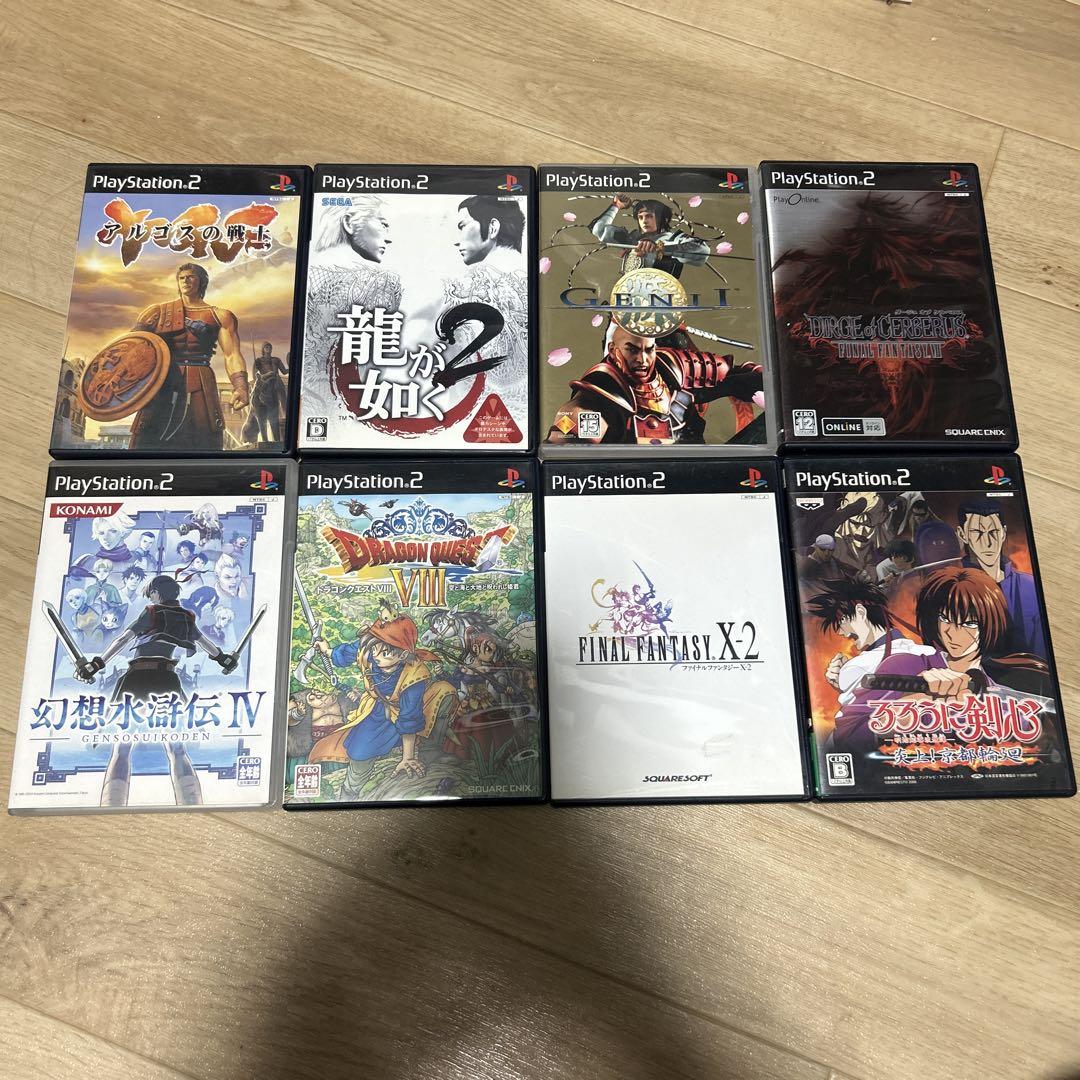 PS2 ソフト８本 PS2 ゲームソフト 8本セット - メルカリ