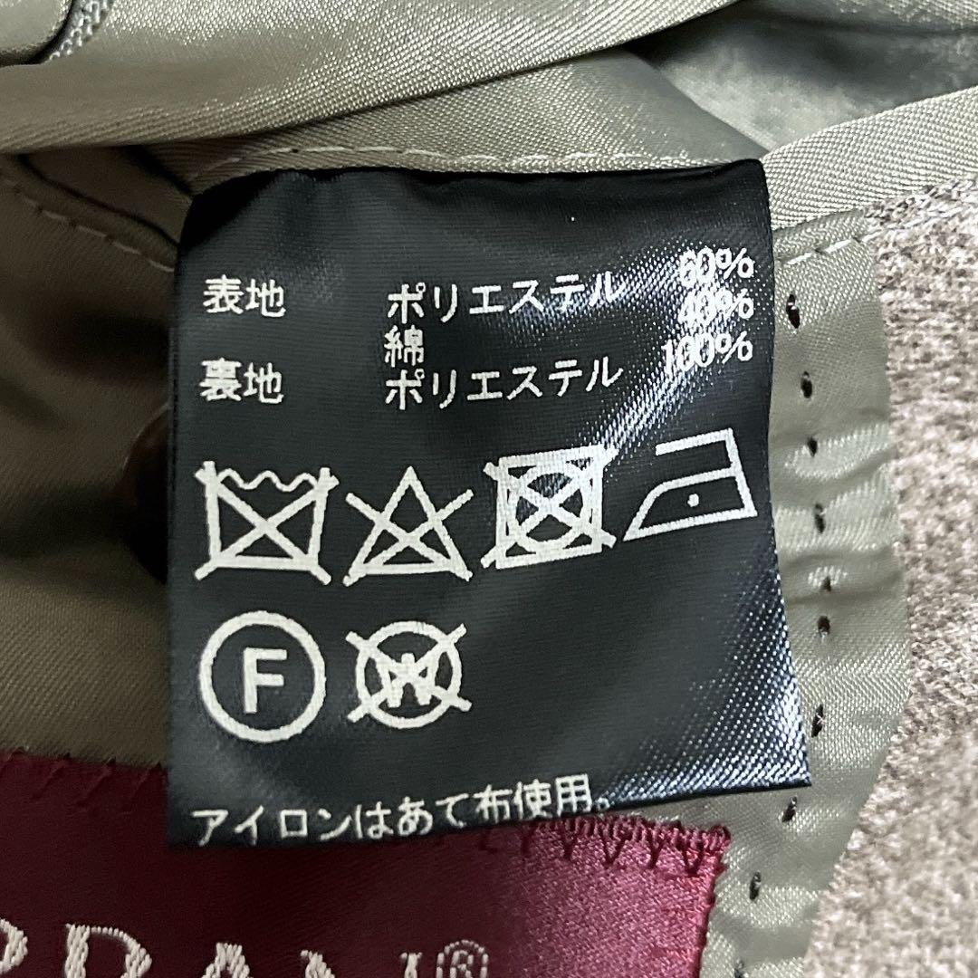 極美品✨近年モデル ダーバン プリントツイード ジャージージャケット 48