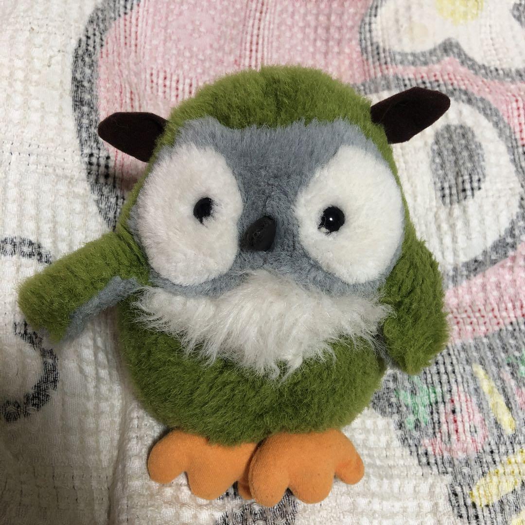 昭和レトロ ヴィンテージ forest フクロウ ぬいぐるみ 中古品